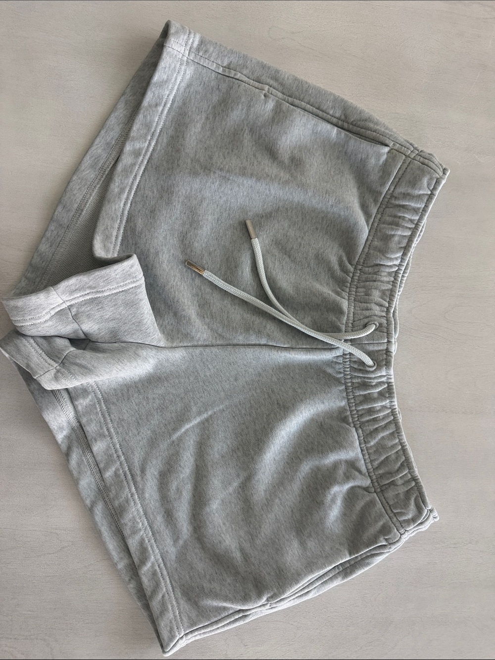 Athleta Light Gray Athletic Pull-On Shorts
